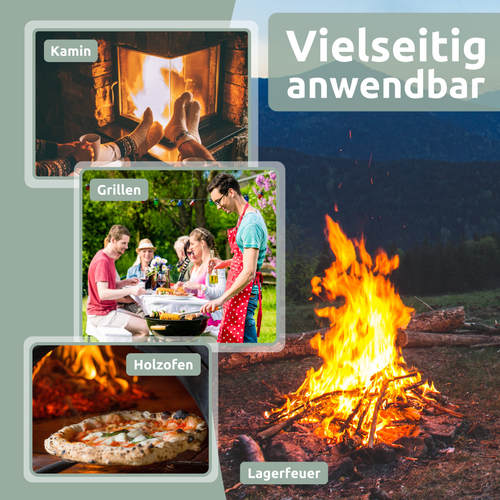 Anfeuerholz ca. 30 kg – Anmachholz für Kamin & Grill