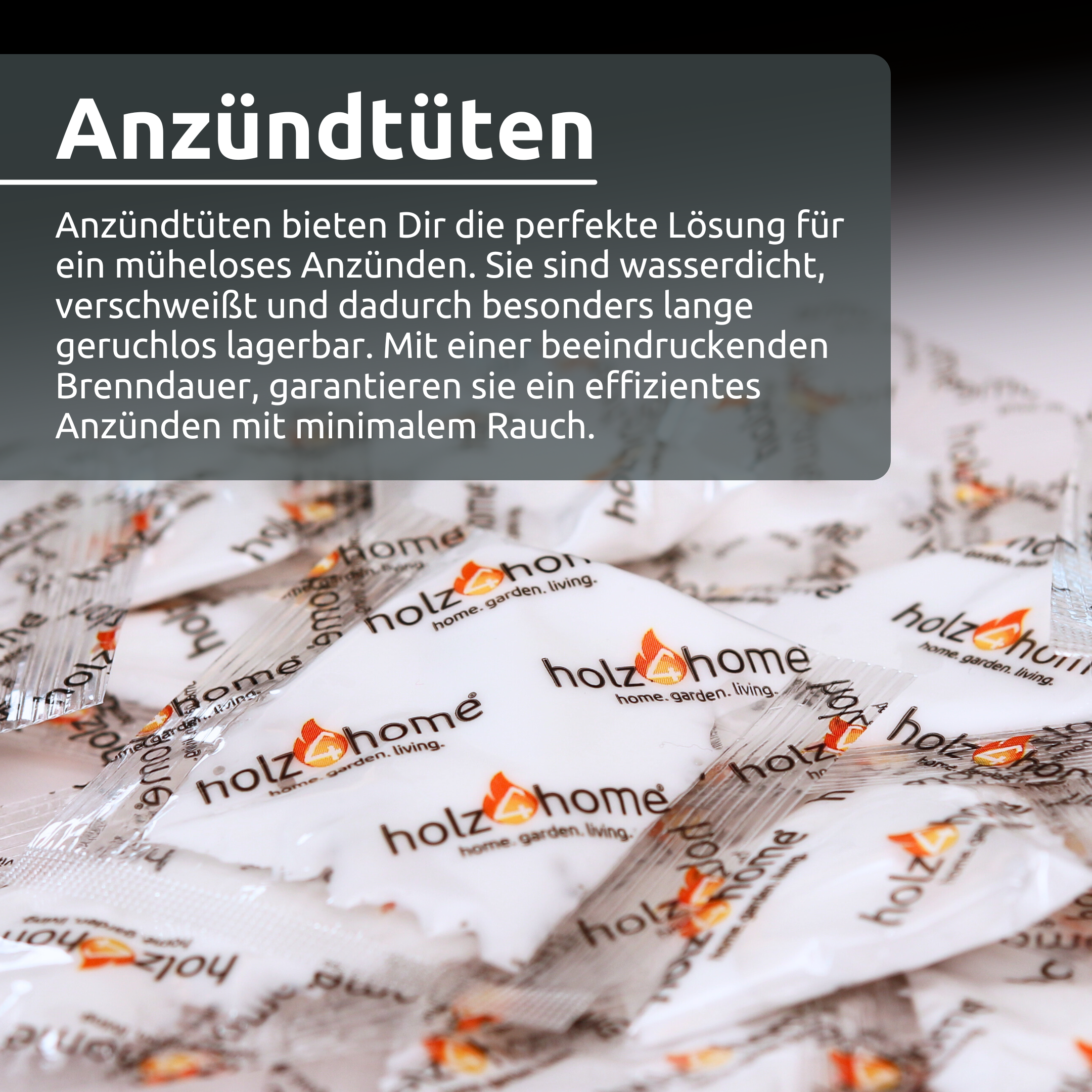 Kaminanzünder & Grillanzünder – 100 Stück